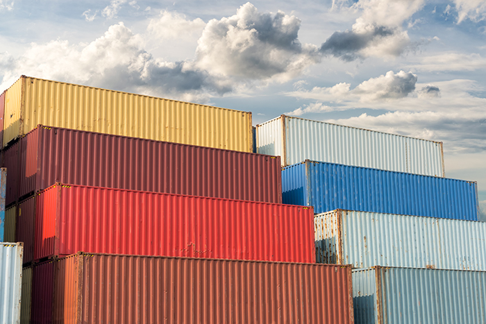 October's container volume is expected to hit a high it hasn't reached it more than 15 years.